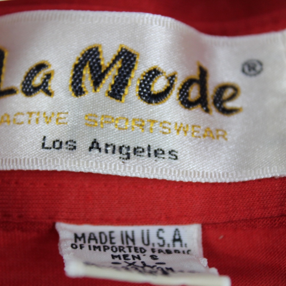 Vintage 80s LA Mode Mens XL Planters Polo Shirt - Picture 4 of 7